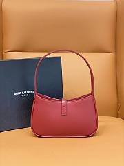 YSL Mini Le 5 A 7 Bag Red 19x11.5x4.5cm - 5