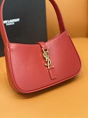 YSL Mini Le 5 A 7 Bag Red 19x11.5x4.5cm - 3