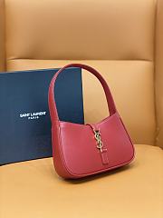 YSL Mini Le 5 A 7 Bag Red 19x11.5x4.5cm - 4