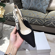 Dior J’adior Slingback Pump Fabric Black 6.5cm - 3