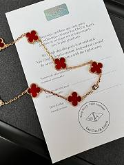 Van Cleef VCA Red Necklace - 4