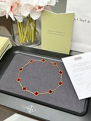 Van Cleef VCA Red Necklace - 3