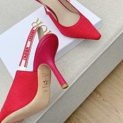 Dior J’adior Slingback Pump Red Fabric 9.5cm - 5