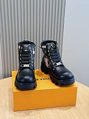 Louis Vuitton LV Checker Combat Black Boot  - 3