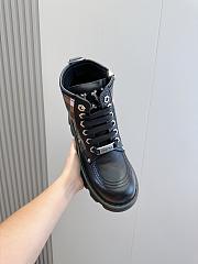 Louis Vuitton LV Checker Combat Black Boot  - 5