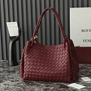 Bottega Veneta Medium Andiamo Parachute Tote Red Wine 30x26x20cm - 4