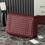 Bottega Veneta Medium Andiamo Parachute Tote Red Wine 30x26x20cm - 3