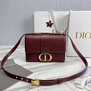 Dior 30 Montaigne Bag Red Wine 24x17x8cm - 1