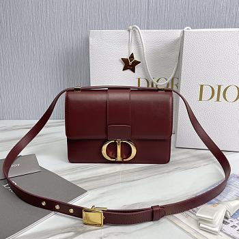 Dior 30 Montaigne Bag Red Wine 24x17x8cm