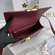 Dior 30 Montaigne Bag Red Wine 24x17x8cm - 6