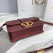 Dior 30 Montaigne Bag Red Wine 24x17x8cm - 5