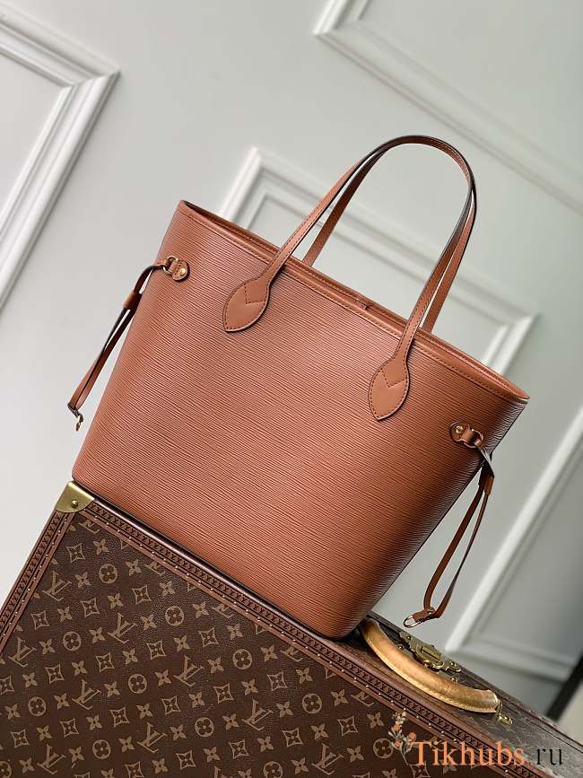 Louis Vuitton LV Neverfull MM Kenyan Fauve Epi 31x28x14cm - 1