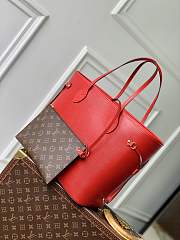 Louis Vuitton LV Neverfull MM Red Epi 31x28x14cm - 5