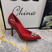 Dolce & Gabbana DG Red Patent Heel 10cm - 3