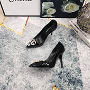 Dolce & Gabbana DG Black Patent Heel 10cm - 4