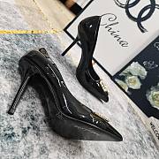 Dolce & Gabbana DG Black Patent Heel 10cm - 2