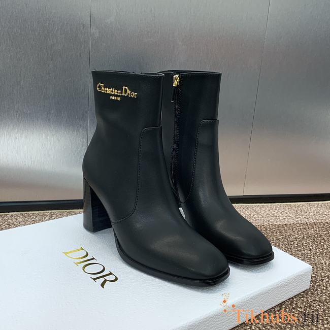 Dior D-Town Heeled Black Boot - 1