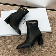 Dior D-Town Heeled Black Boot - 2