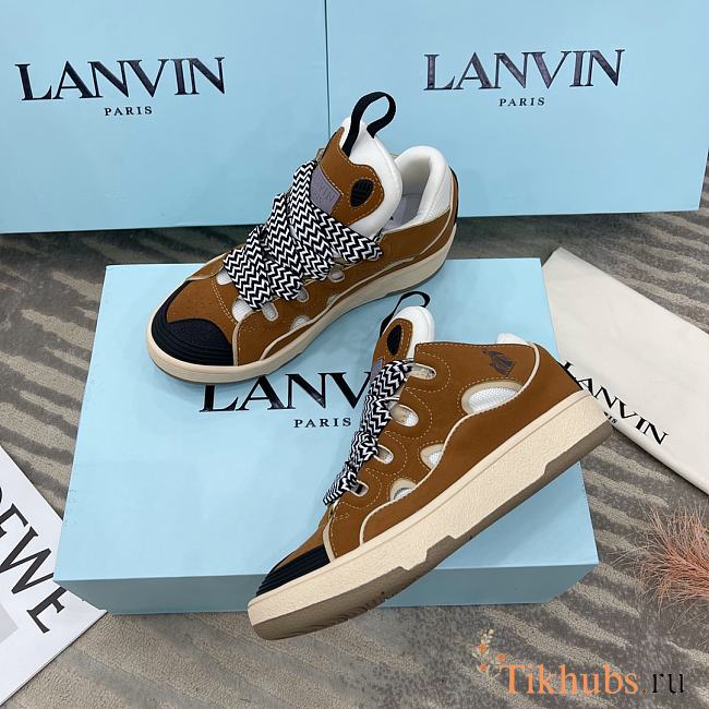 Lanvin Curb Sneaker Brown - 1