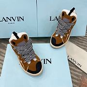 Lanvin Curb Sneaker Brown - 4