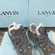 Lanvin Curb Sneaker Grey Blue - 4