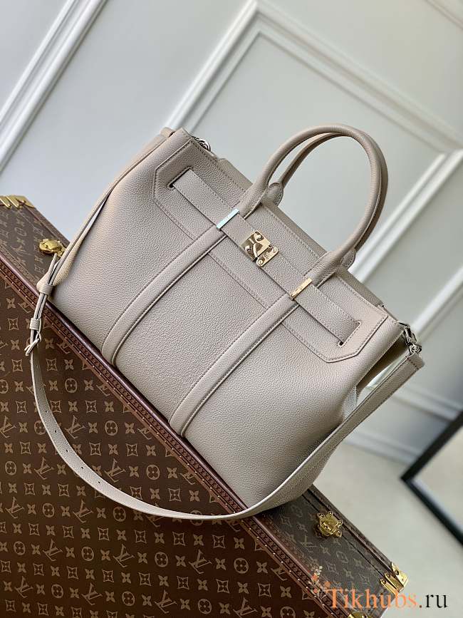 Louis Vuitton LV Georges Tote MM Grey 41x29x14cm - 1