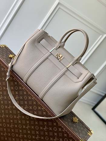 Louis Vuitton LV Georges Tote MM Grey 41x29x14cm