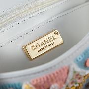 Chanel 24A Flap Bag Multicolor Sequins 20x10x7cm - 5