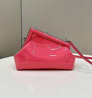 Fendi First Bag Pink Patent Small 26x9.5x18cm - 3