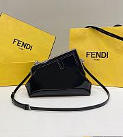 Fendi First Bag Black Patent Small 26x9.5x18cm - 1