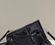 Fendi First Bag Black Patent Small 26x9.5x18cm - 6