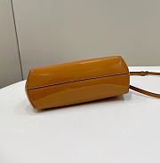 Fendi First Bag Brown Patent Small 26x9.5x18cm - 5