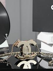 Chanel Long Necklace Gold - 1