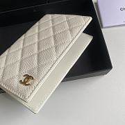 Chanel Passport Holder White Caviar Gold 14.5x10.5x2cm - 3