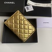 Chanel Passport Holder Gold 14.5x10.5x2cm - 2