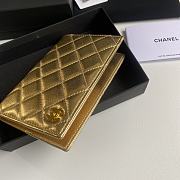 Chanel Passport Holder Gold 14.5x10.5x2cm - 3