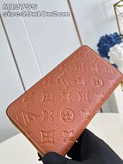 Louis Vuitton LV Zippy Wallet Monogram Cognac 19.5x10.5x2.5cm - 3