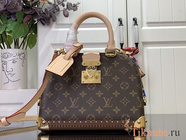 Louis Vuitton LV Alma Bag Trunk Monogram 26.4x26x13cm  - 1