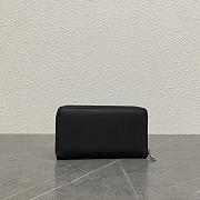 Celine Black Grained Calfskin Wallet 19x10x2cm - 5