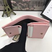 Gucci Marmont Wallet Pink Gold 11x9x3cm - 5