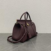 Loro Piana Loom Bag L25 Red Wine 25x17x12cm - 6