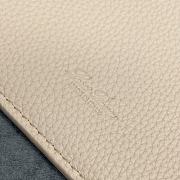 Loro Piana Loom Bag L25 Beige Calfskin 25x17x12cm - 5