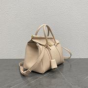 Loro Piana Loom Bag L25 Beige Calfskin 25x17x12cm - 4