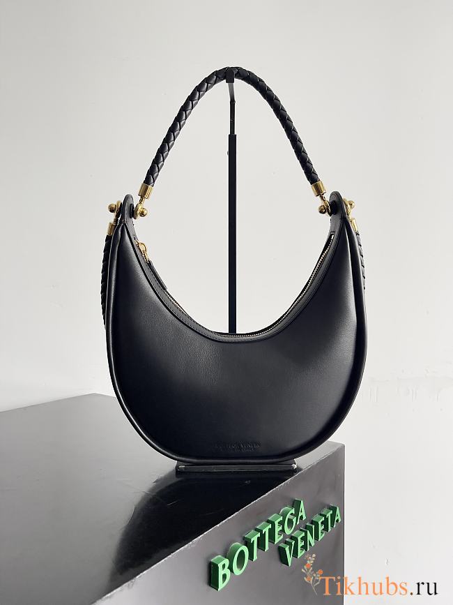 Bottega Veneta Hula Hoop Black Bag 28x27x6cm - 1