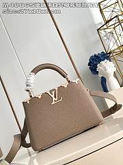 Louis Vuitton LV Capucines Bag BB Grey 27cm - 1