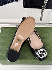 Gucci Ballerina Black Patent Flat - 3