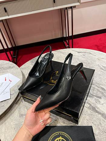 Christian Louboutin Sporty Kate Sling Black Pump 5.5cm