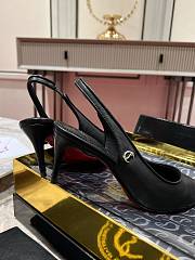 Christian Louboutin Sporty Kate Sling Black Pump 5.5cm - 4