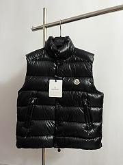 Moncler Black Tibb Down Vest - 1