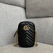 Gucci GG Marmont Mini Bag Black 17x11x5cm - 1